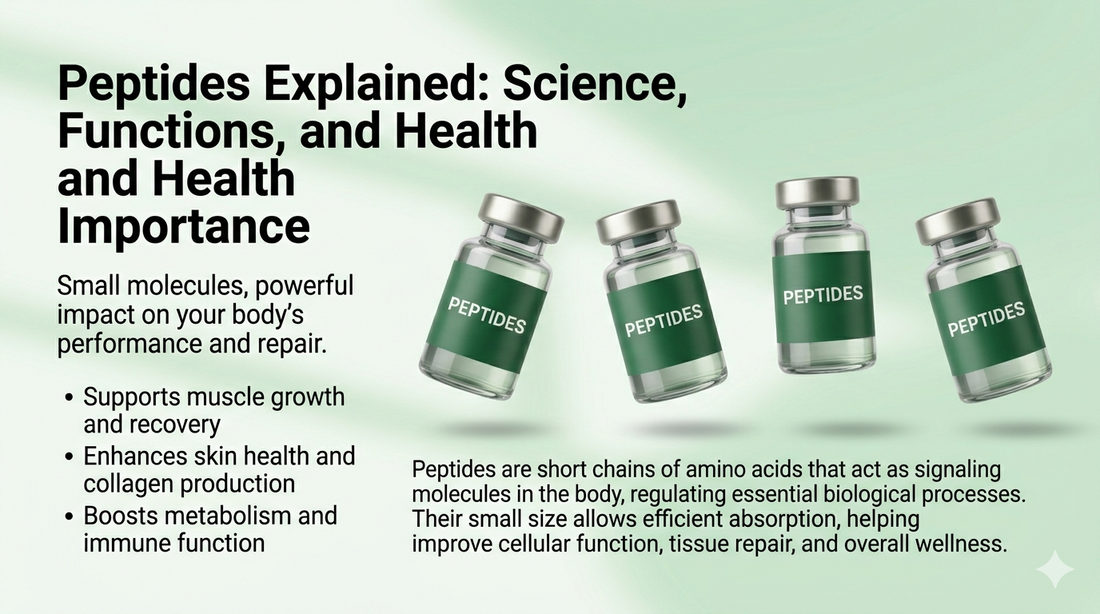 Peptides Explained: Science, Functions, and Health Importance