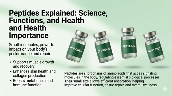 Peptides Explained: Science, Functions, and Health Importance